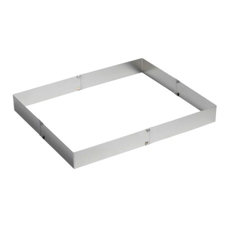 Axentia baking form, square, transformer, 23.5-44x5x20-37 cm-2