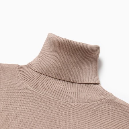 Women's dress, beige color, size 48-50 (One size)-5