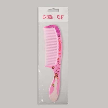 Comb “beauty”, 21 × 4 cm, MIX drawing-6