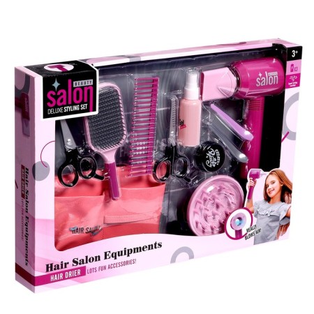 Game set "hairdresser" with a handbag, 11 items-16