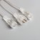 Garland "icicles" 2.5 × 0.3 m, IP65, transparent thread, 192 LED, glow of multi with a drain effect, 12 V