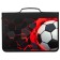 Brauberg A4 Lightning folder with a pen, with an organizer, 1 department, Black Football, 270992