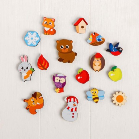 Puzzle "Velcro. Seasons"-4