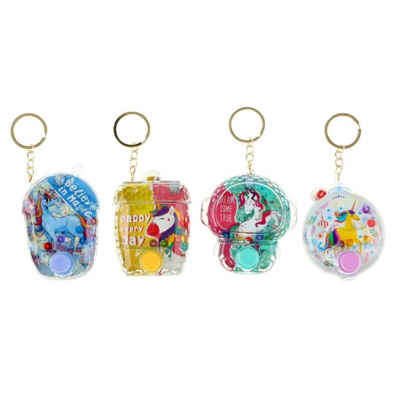 Water game "Bubbles" on a key fob, species mix-4