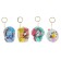 Water game "Bubbles" on a key fob, species mix