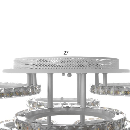 Causteen with PDU "IVA" 6xLED 2400W 3000-6000K RGB white 75x52x14cm-12