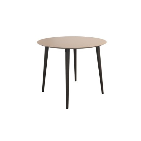 Dining table Scandil 2, 900 x 900 x 750, coffee/wenge