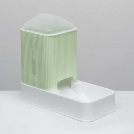 Animal auto feeder 3.5 l, white-green