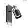 Davida lamp 1x5W GU10, black 16.5x10 cm