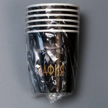 A single -single paper "mafia" 250 ml, set of 6 pieces-3