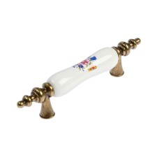 Flower Cappio Ceramics 016, 76 mm bracket handle, bronze color