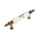 Flower Cappio Ceramics 016, 76 mm bracket handle, bronze color