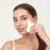 Facial massage set “Temptation”, 2 subjects: gua, bilateral rolller, pink/white color