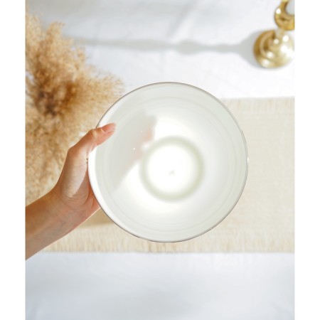SALATE SL Home "Cascon", 1.4 l, d = 18 cm, set 2 pcs, bone porcelain, white-10