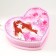 Musical pink box with a princess 19x16x6 cm