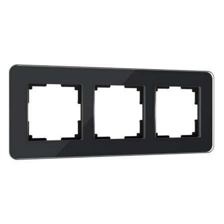 Frame for 3 posts Elite (black, glass) W0032448