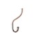 Hook furniture tundra TKT002 Light, three -rod, copper