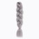 Zumba Kanecalon is monophonic, corrugated, 60 cm, 100 g, gray color (#ay40)