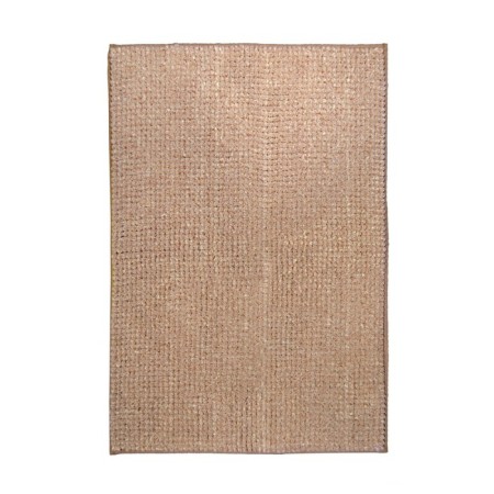 Fresh bathroom mat, beige color, 60x90 cm