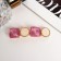 Hair hair clip "Catherine" overflows, 6 cm, lilac