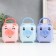 Piggy bank Plastic "Suitcase - Pig" MIX 11x10.5x14 cm