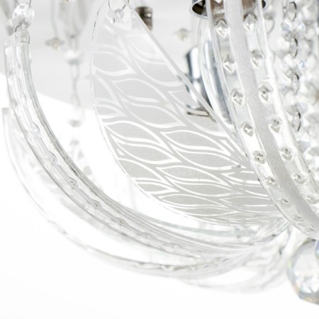 Svetogor chandelier "Dinzhou" 5x60W E27 LED lighting chrome 50x50cm-9