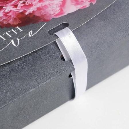 Gift folding box, packaging, "Present", 16.5 x 12.5 x 5 cm-4