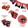 A set of paper dishes is one -time with birthday! ”: 6 plates, 6 glasses