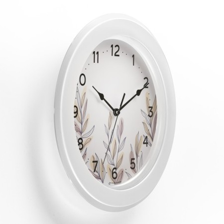 Wall clock, series: interior, "leaves, d-30 cm-1