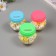 Glue tape plastic in the jar "White and lemon" NR 40 pcs 1.2 cm, dl. 0.9 m 7x7x9 cm