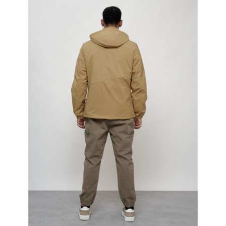 Sports male jacket, size 52, beige color-3