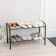 Shoe stand, 2 tiers, 65 × 30 × 45 cm, black color