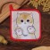 Group of the share "cat" 17x17 cm, 35% HL, 65% PE, Vatin 250 g/m2