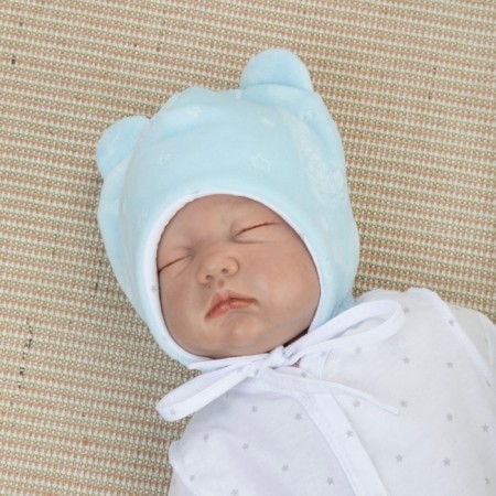 Set for discharge Winter Kinderlitto "Bear on the Moon", 6 items, height 56-62 cm, blue color-1