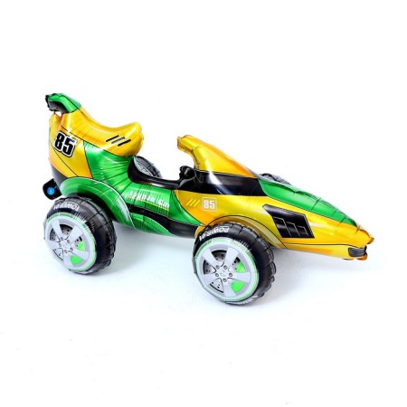 Foil ball 28 "Bolid", yellow color, under the air