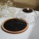 Black marble lid, 15 cm