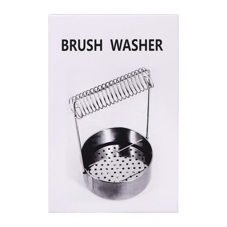 Busmail for art brushes, metal, with a holder, height 4.9 cm-4