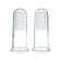 Children's toothbrush 2 pcs per finger, in a transparent container, silicone