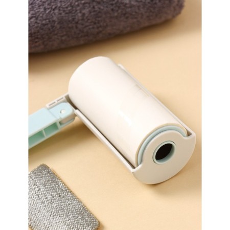A video for clothes with a velor brush, 55 sheets, white color with blue-5