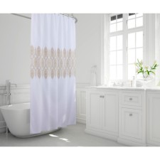 Sintra bathroom curtains, 240 x 200 cm, beige color