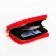 Baby wallet with a zipper, red color