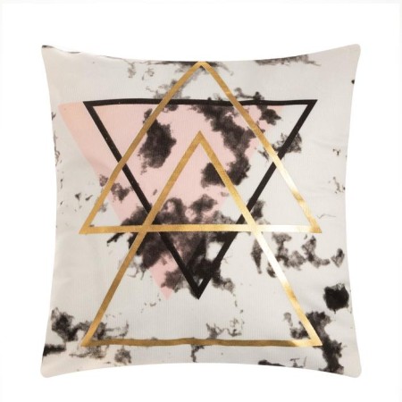 Pillowcase decorative Ethel "Triangles" 40x40 cm, velor