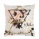Pillowcase decorative Ethel "Triangles" 40x40 cm, velor