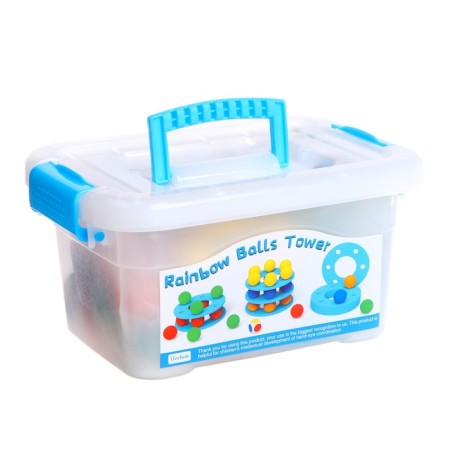 Children's developmental set "Build Tower", 15 × 20.5 × 10.5 cm-4