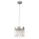 Suspended Indigo, 12026/1p Chrome. 1x40W, e14, 210x210x215/1500 mm, transparent color
