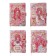 Gift notebook, A6+, 132 sheets, color block, with a curly knife, PVC cover, "anime", mix