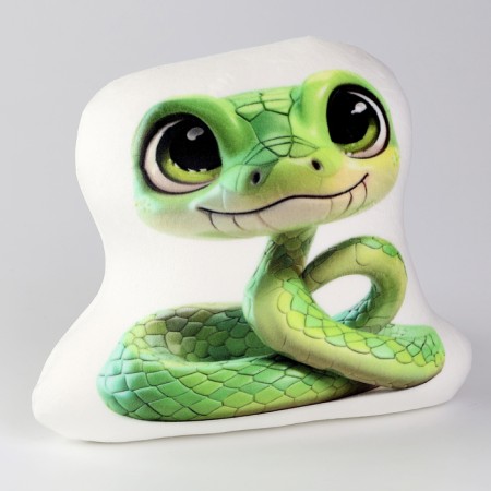 New Year. Antistress toy "Snake" Green-3