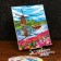 Picture on numbers on a canvas with a subframe "Windmill", 40 x 50 cm