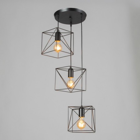 Lamp "Square" 3he27 40W 30x30x15-135 cm-1