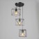 Lamp "Square" 3he27 40W 30x30x15-135 cm